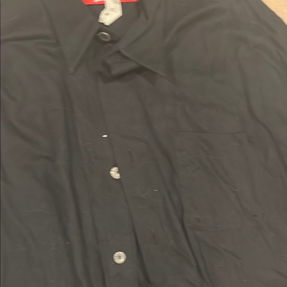 Men's Black Casual Button Down Shirt - Picture 5 of 10